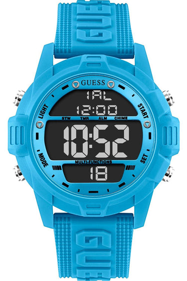 Guess Herren Armbanduhr Charge 40 mm Armband Silicone GW0050G1